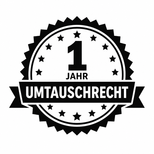 1 Jahr Umtauschrecht