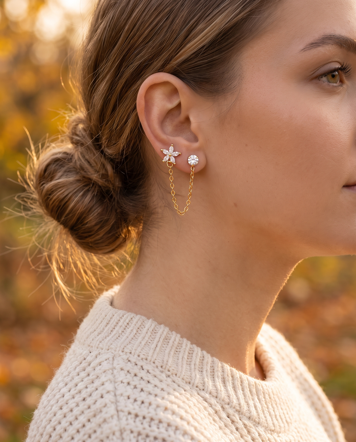 MARGOT Earrings worn